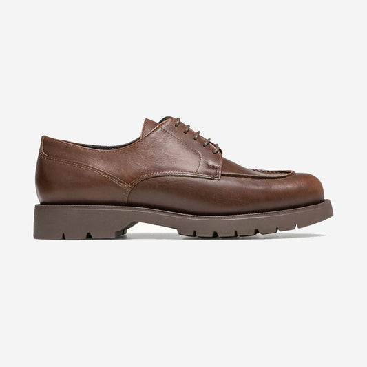 Frodan A Leather Golf Derby Shoes - Mahogany