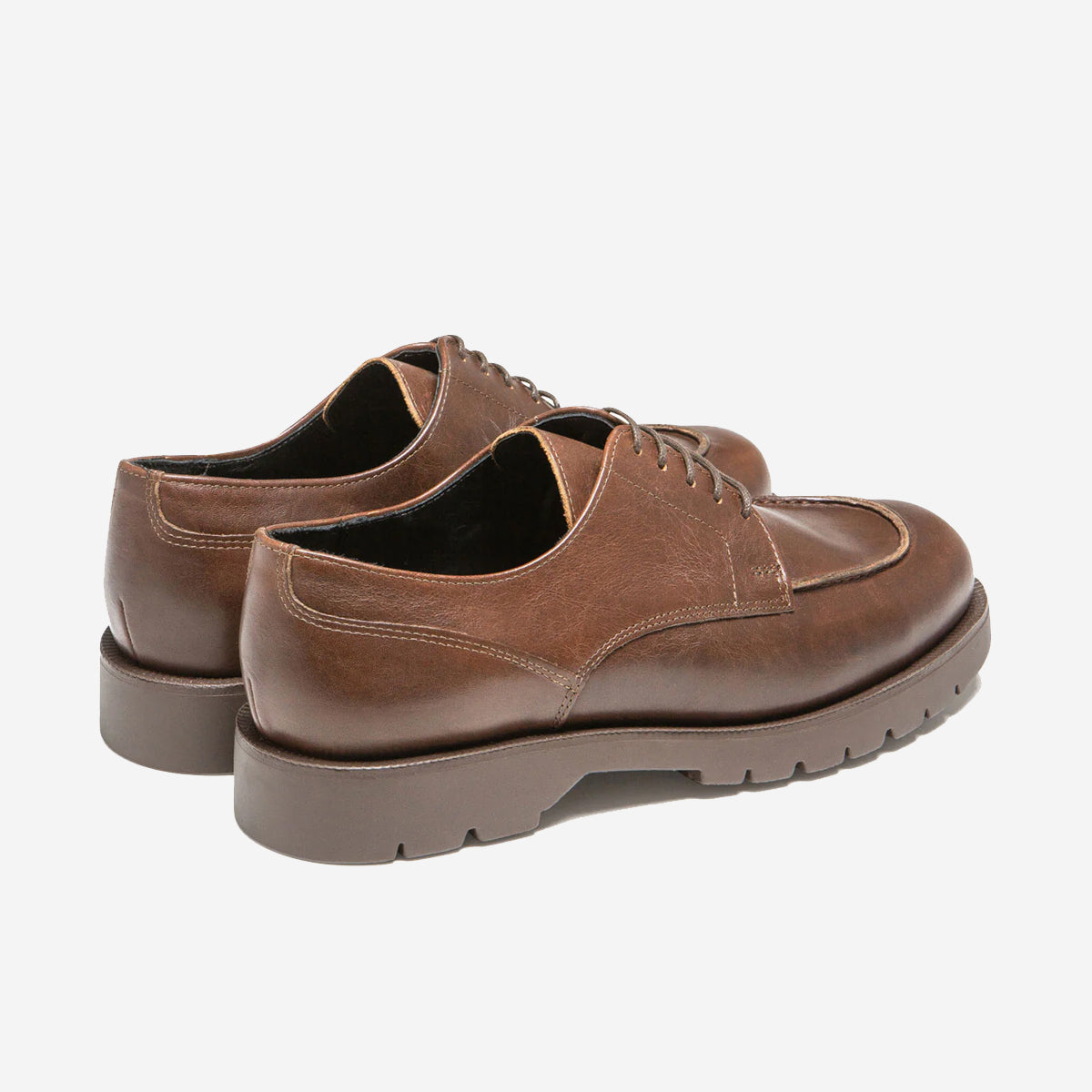 Frodan A Leather Golf Derby Shoes - Mahogany