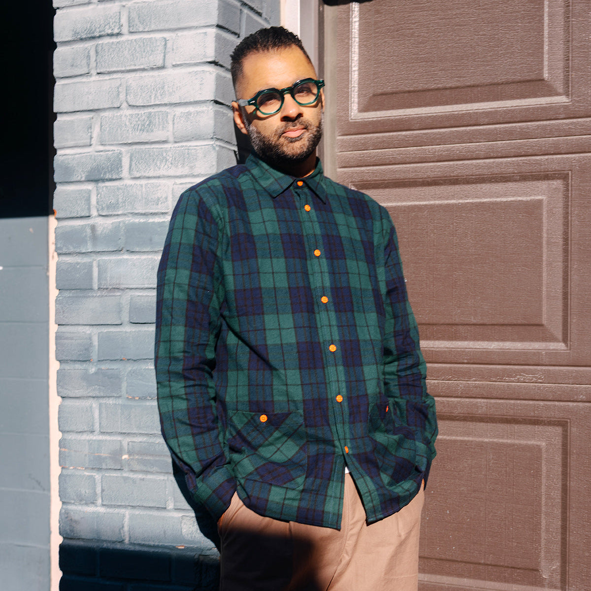 10 YEAR - Bonfim Waist Pocket Overshirt - Blackwatch