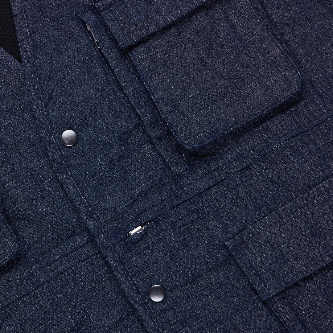 Field Utility Vest - Indigo Ripstop