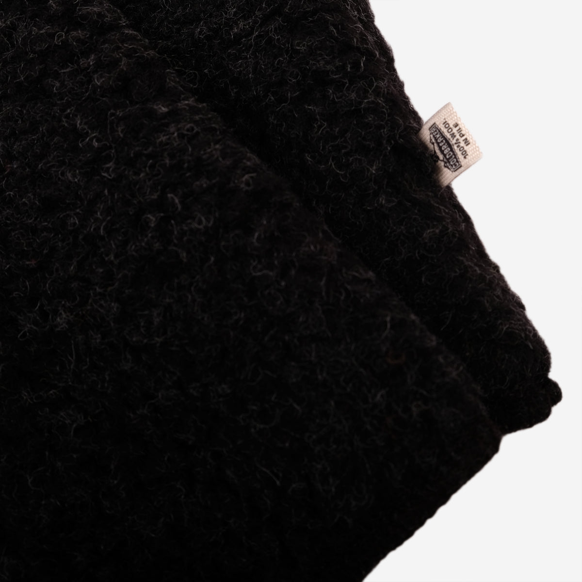 Fingerless Ultralight Wool Gloves - Deep Black