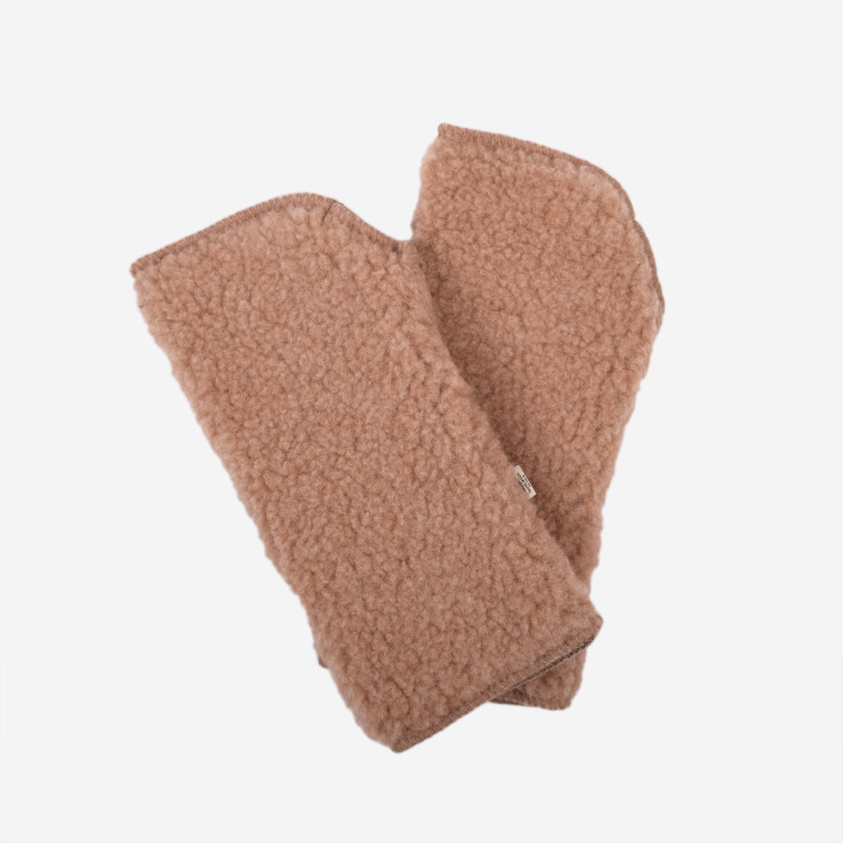 Fingerless Ultralight Wool Gloves - Tan