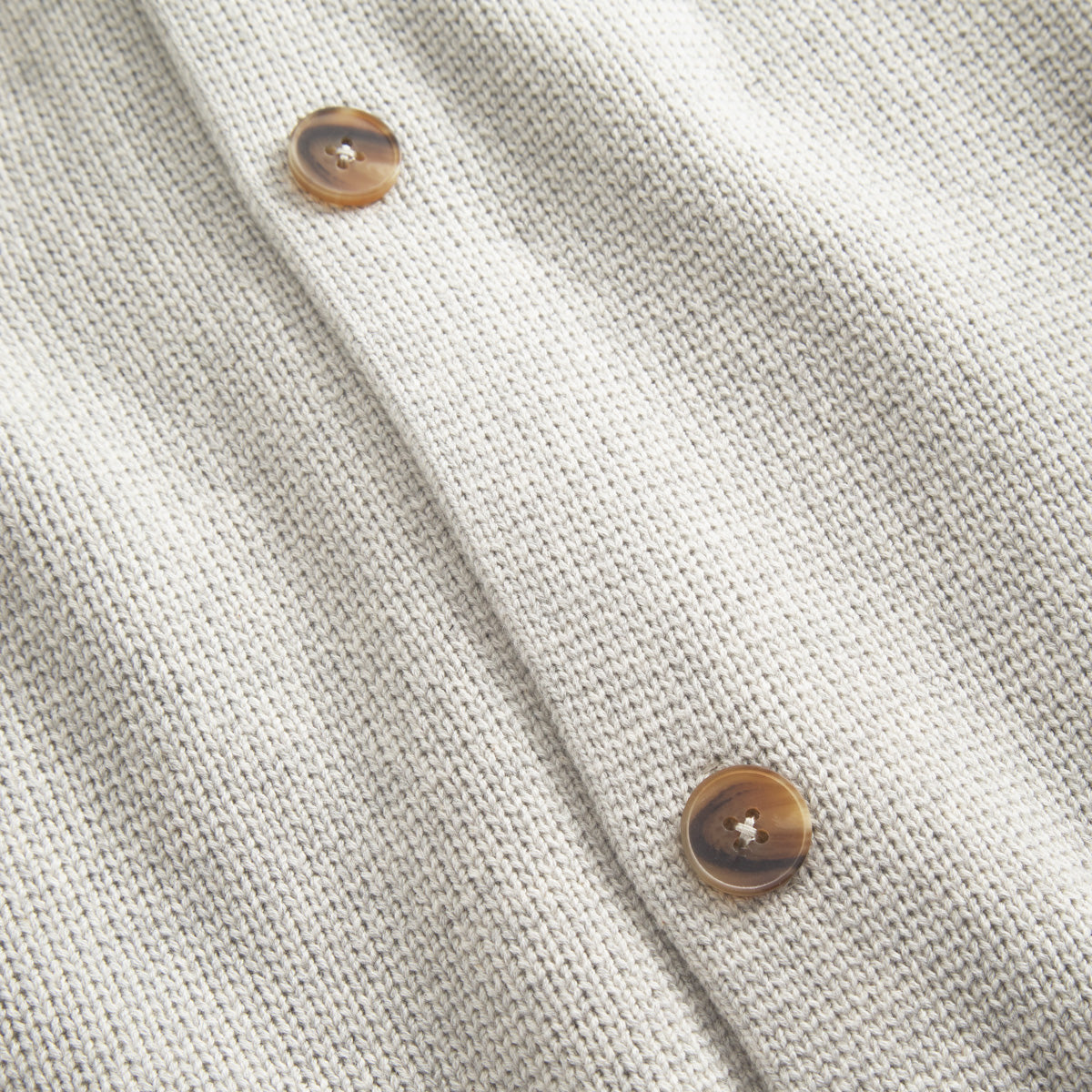Fischer Milano Cotton Knit Overshirt - Light Sand