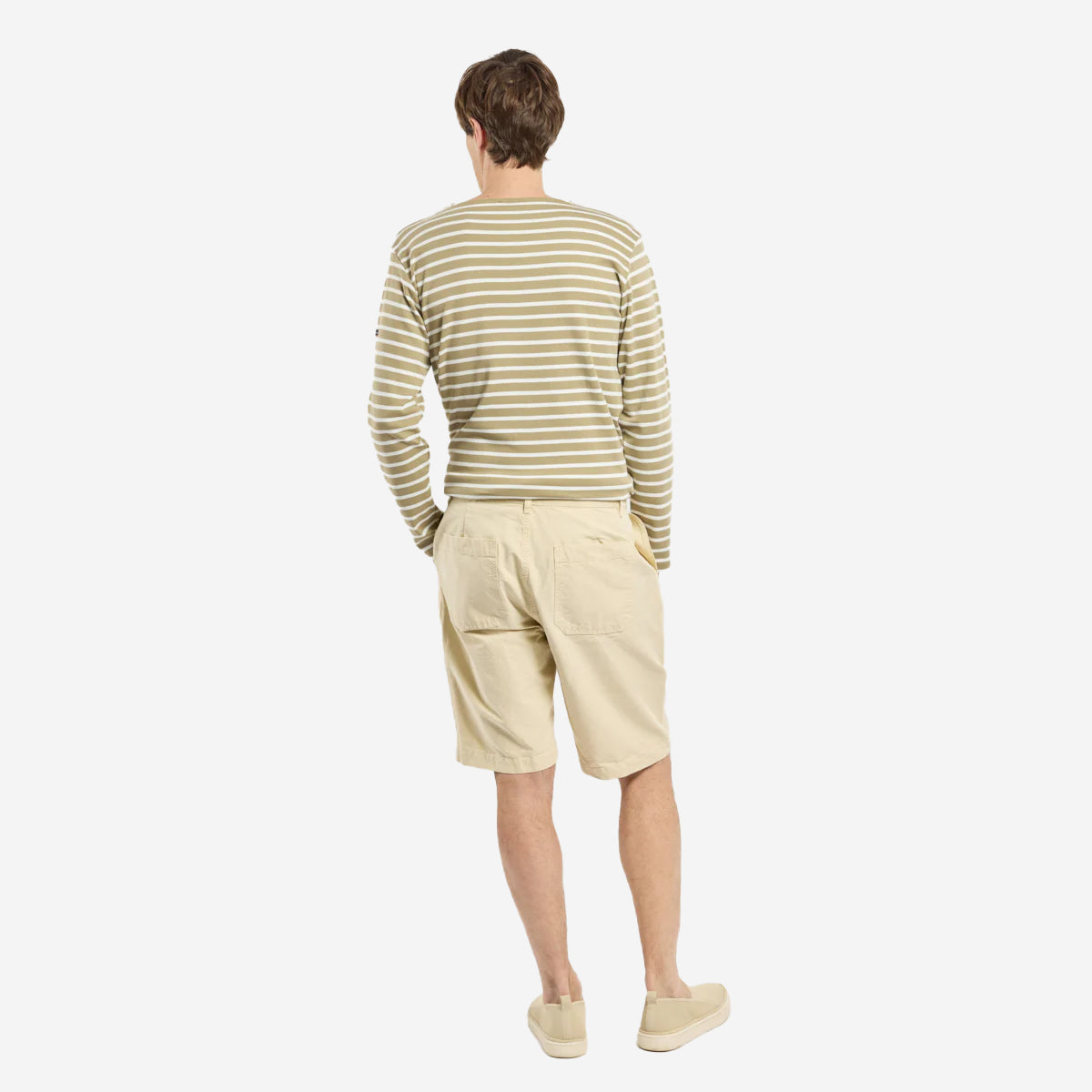 Fisherman Canvas Fatigue Shorts - Gravel