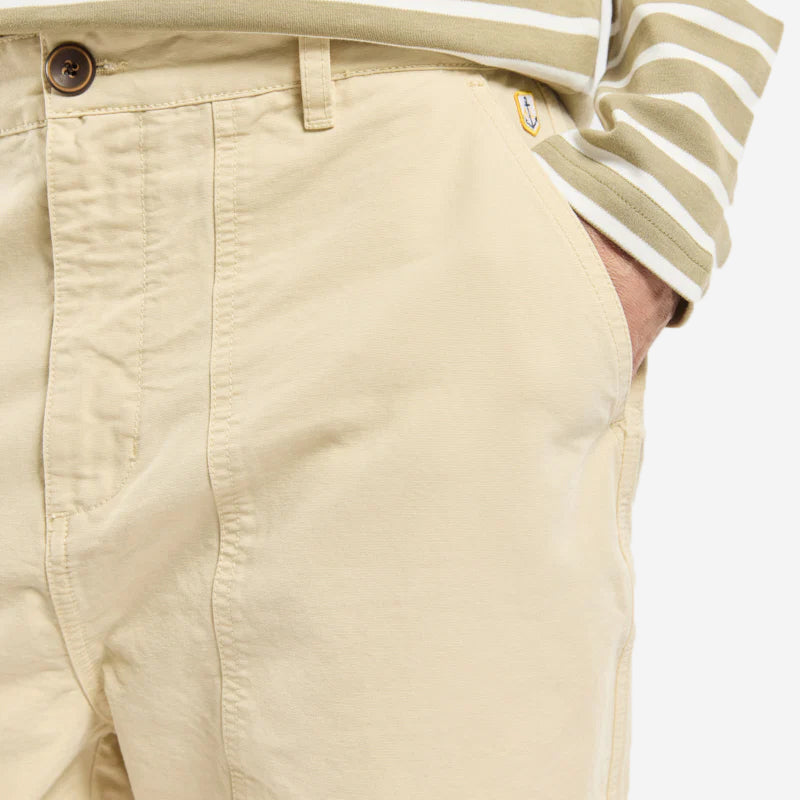 Fisherman Canvas Fatigue Shorts - Gravel