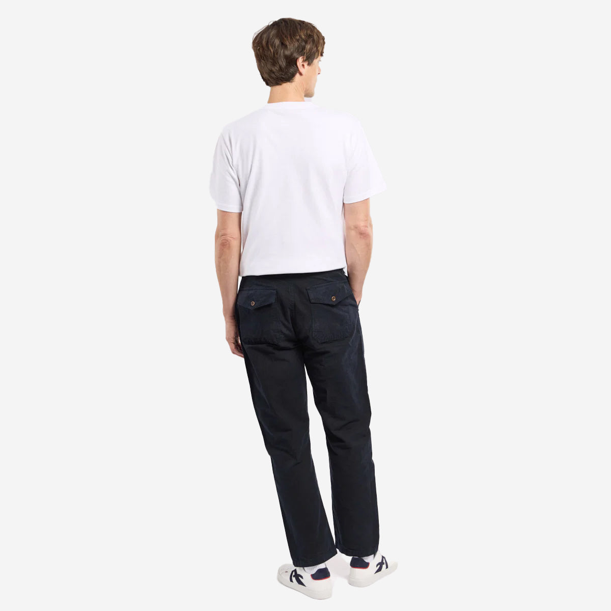 Fisherman Canvas Fatigue Trousers - Rich Navy