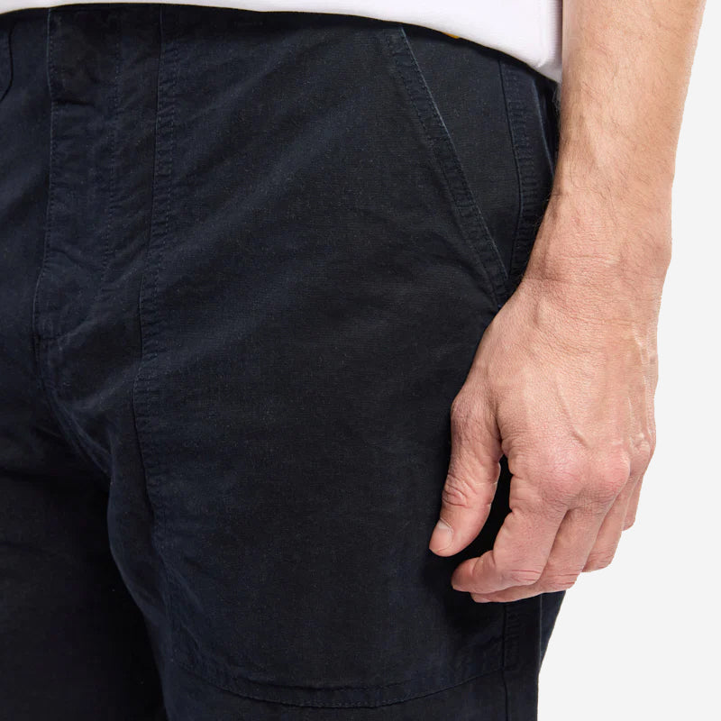 Fisherman Canvas Fatigue Trousers - Rich Navy