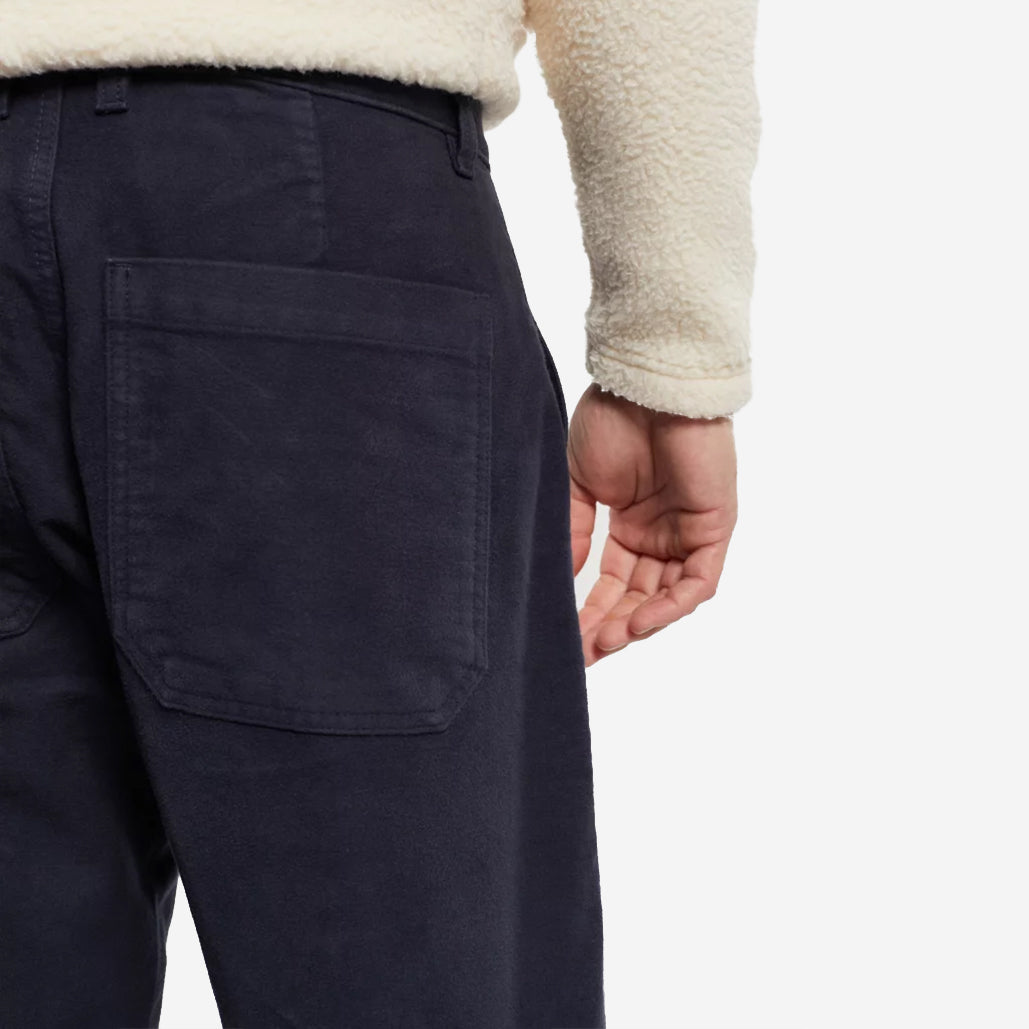 Fisherman Fatigue Tapered Trousers - Rich Navy