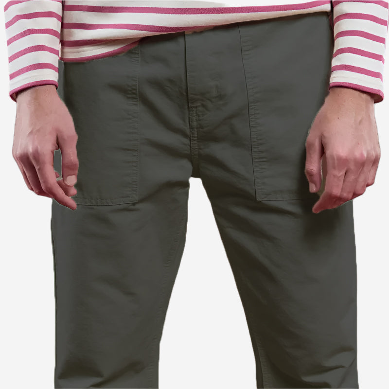 Fisherman Fatigue Tapered Trousers - Chimera Grey