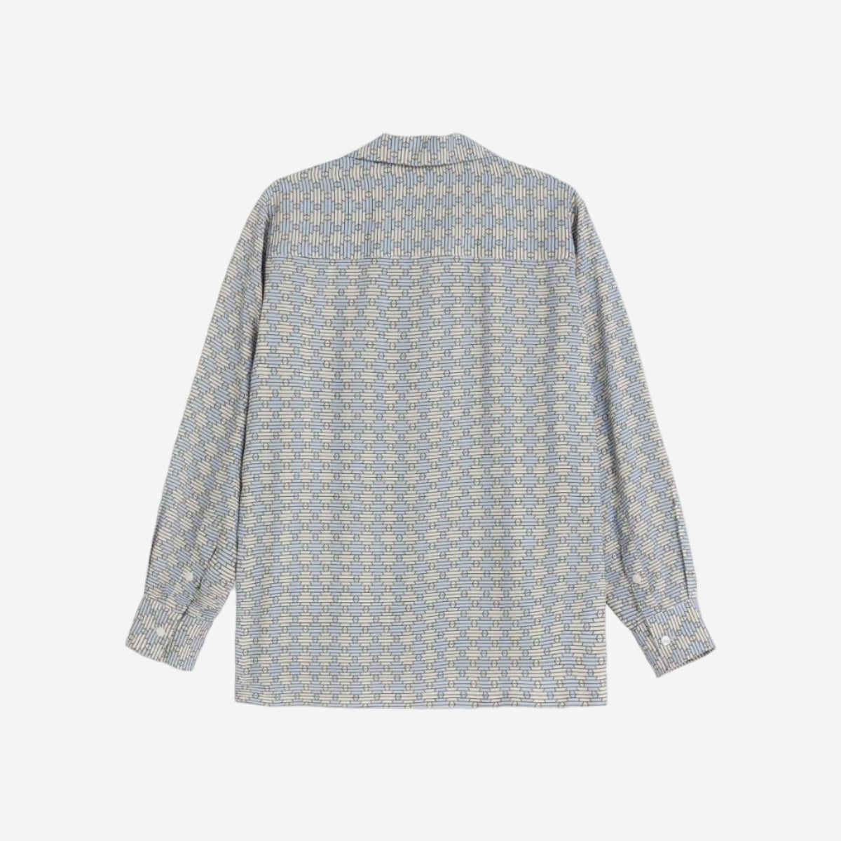 Forti Brillo Viscose L/S Vacation Shirt - Blue/Beige