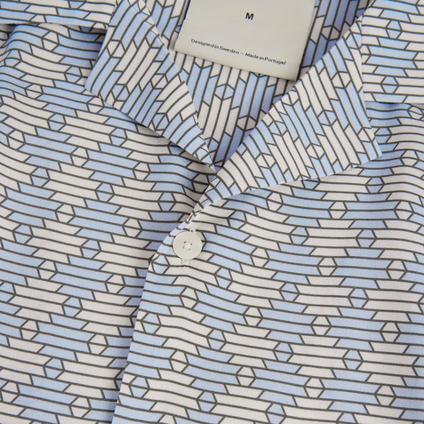 Forti Brillo Viscose L/S Vacation Shirt - Blue/Beige