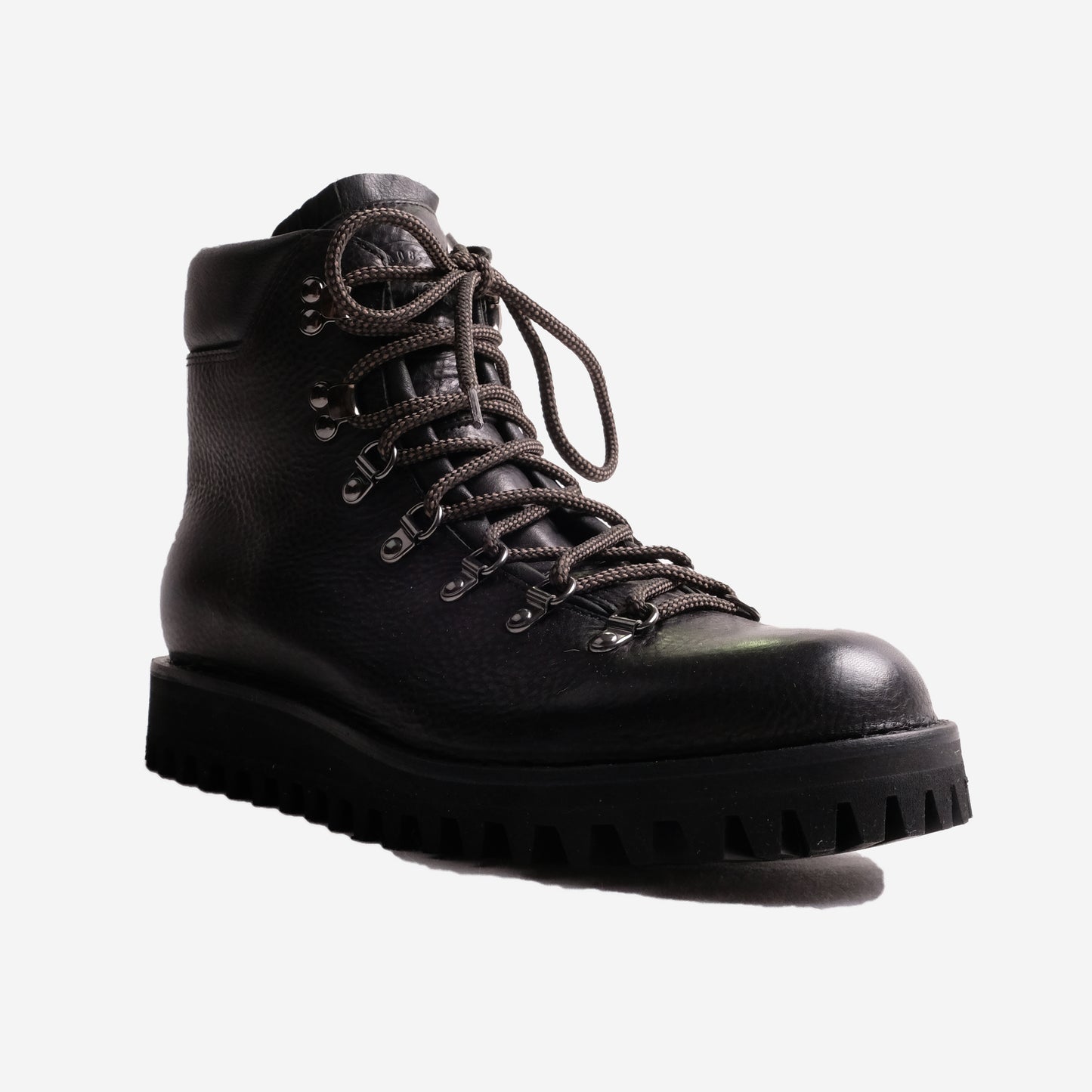 A300 Explorer Leather Hiking Boots - Pebbled Black
