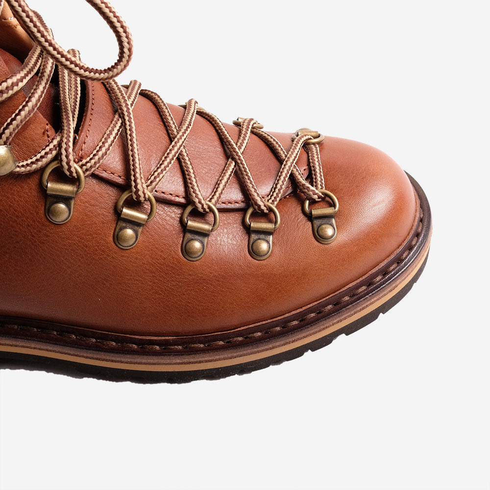 M120 Alto Magnifico Leather Boots - Brown