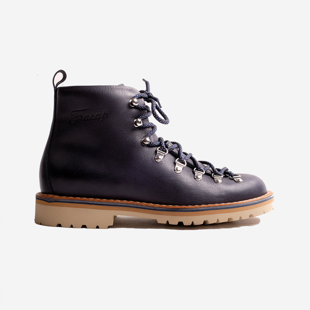 M120 Alto Magnifico Leather Boots - Navy/Grain Indigo