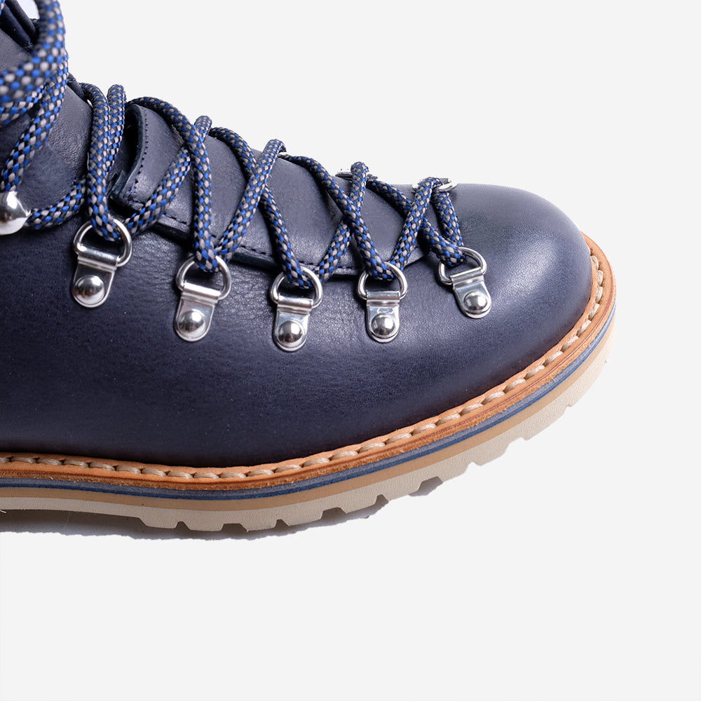 M120 Alto Magnifico Leather Boots - Navy/Grain Indigo