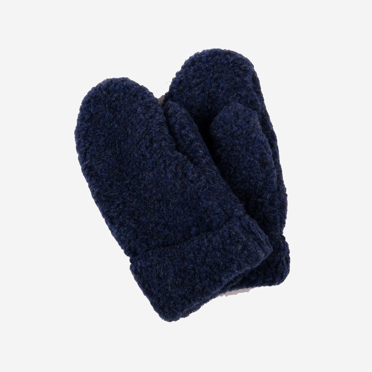 Freeze Wool Mittens - Dark Blue