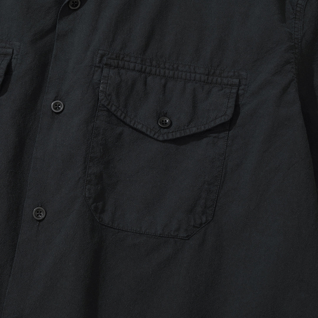Garment Dyed Vacation S/S Shirt - Black