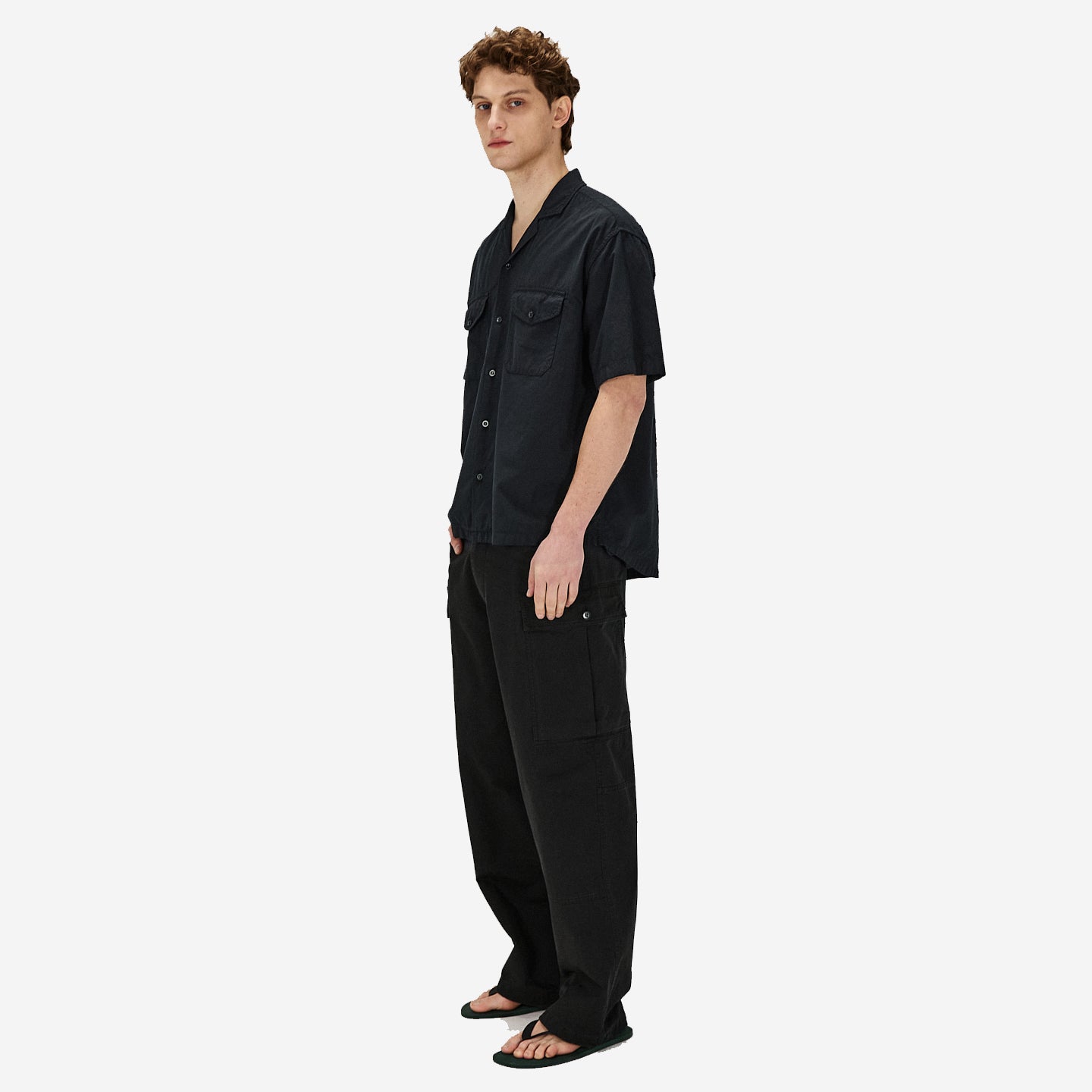 Garment Dyed Vacation S/S Shirt - Black