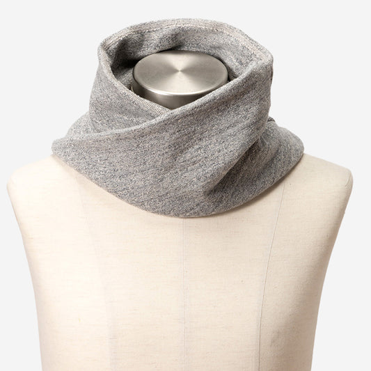 GG Twist Snood Scarf - Heather Grey