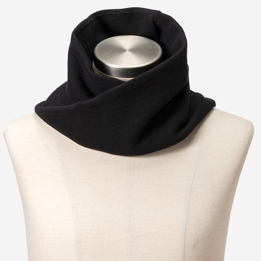 GG Twist Snood Scarf - Black