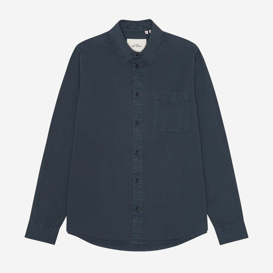 Garment Dyed Shirt - India Ink Blue