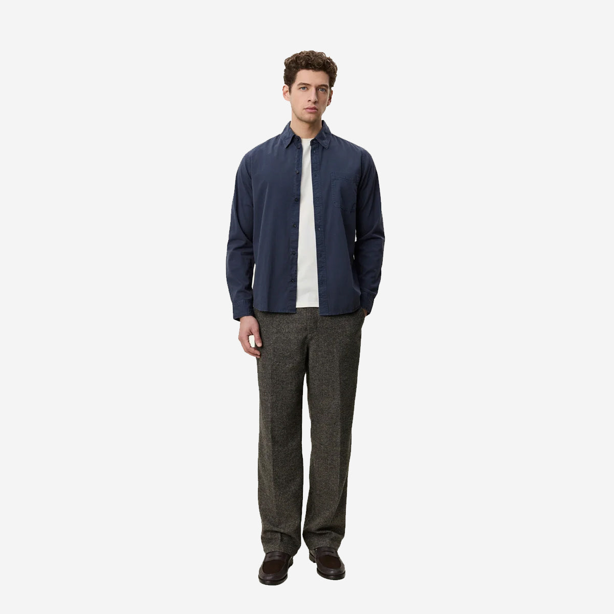 Garment Dyed Shirt - India Ink Blue