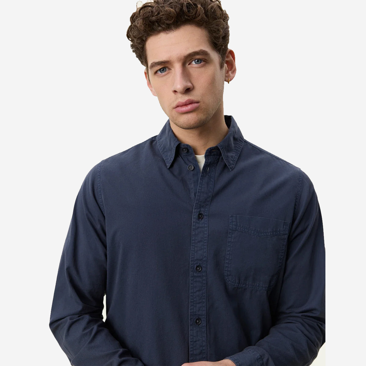 Garment Dyed Shirt - India Ink Blue