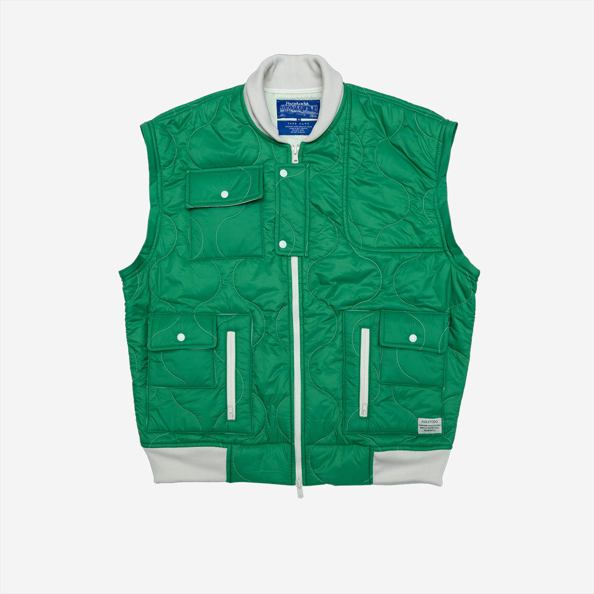 Gemini Convertible Gilet & Jacket - Clover Green