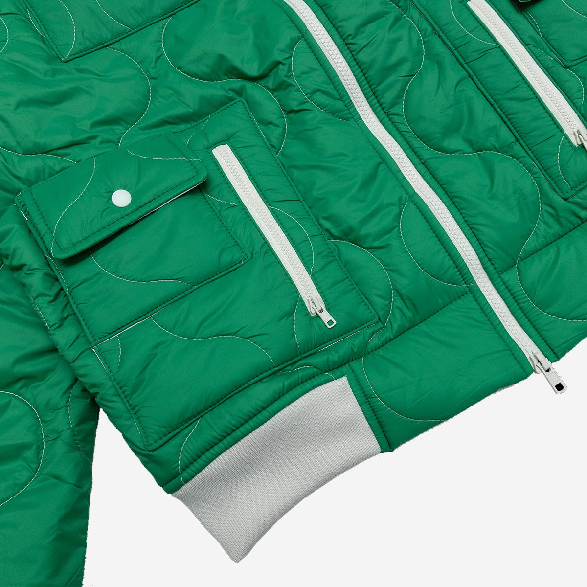 Gemini Convertible Gilet & Jacket - Clover Green