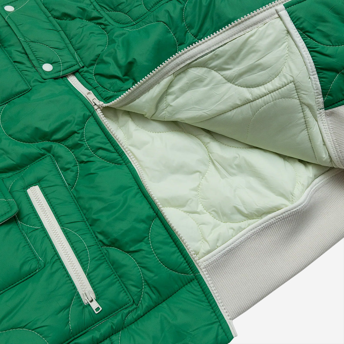 Gemini Convertible Gilet & Jacket - Clover Green