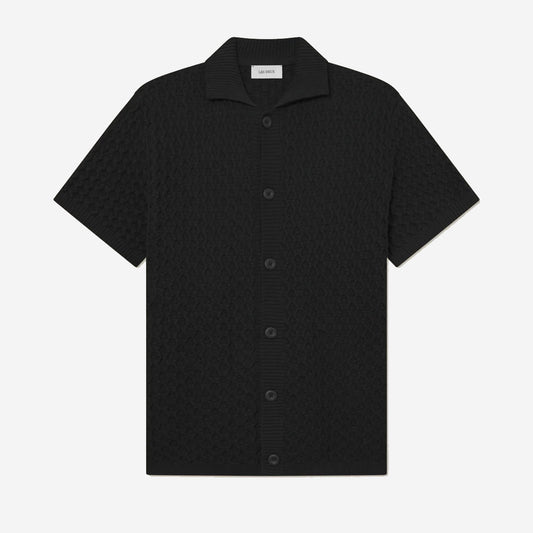 Gespertus Knitted S/S Shirt - Black