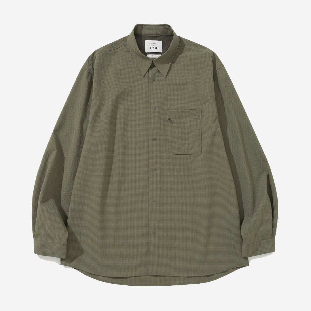 Glasses SOLOTEX Ticket Pocket Shirt - Khaki Olive