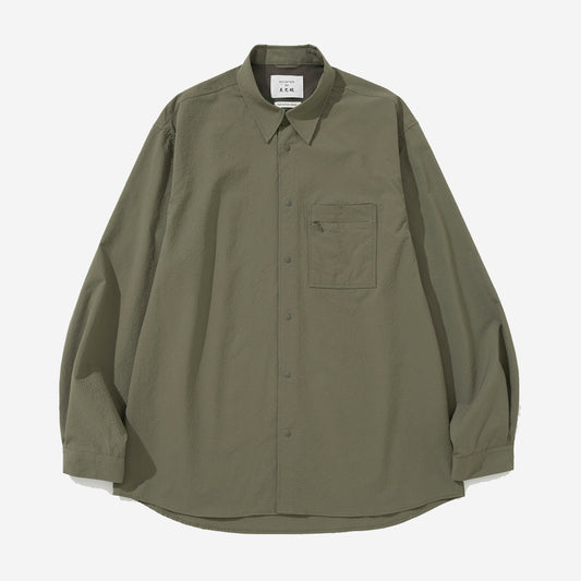 Glasses SOLOTEX Ticket Pocket Shirt - Khaki Olive