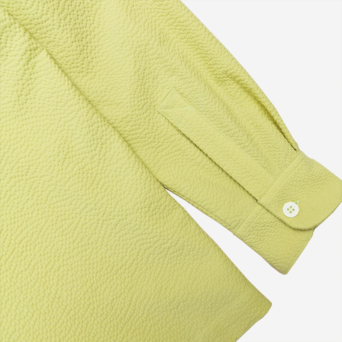 Gonia Ripple Seersucker Shirt - Avocado