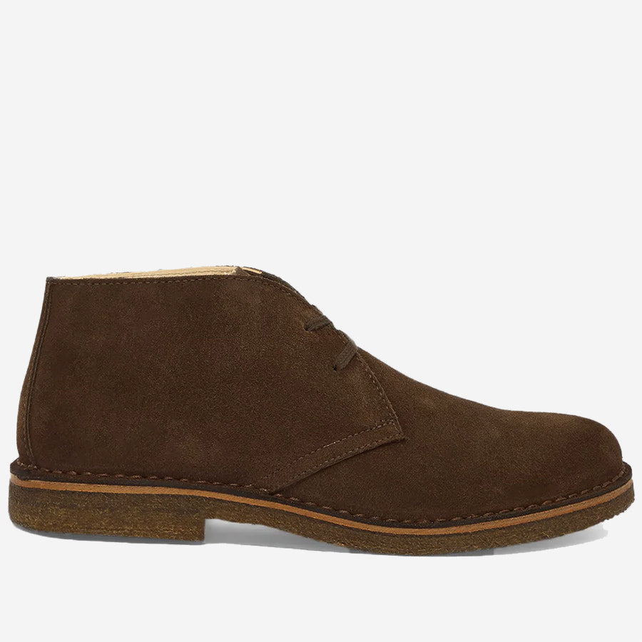 Greenflex Suede Desert Boot - Dark Chestnut