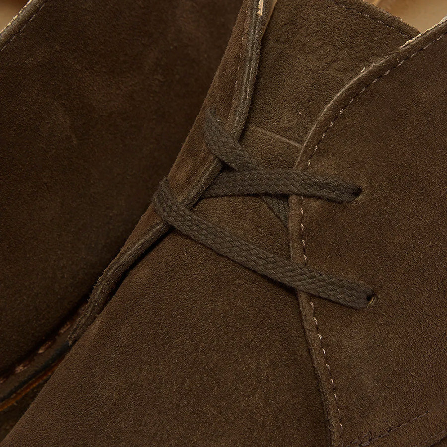 Greenflex Suede Desert Boot - Dark Chestnut