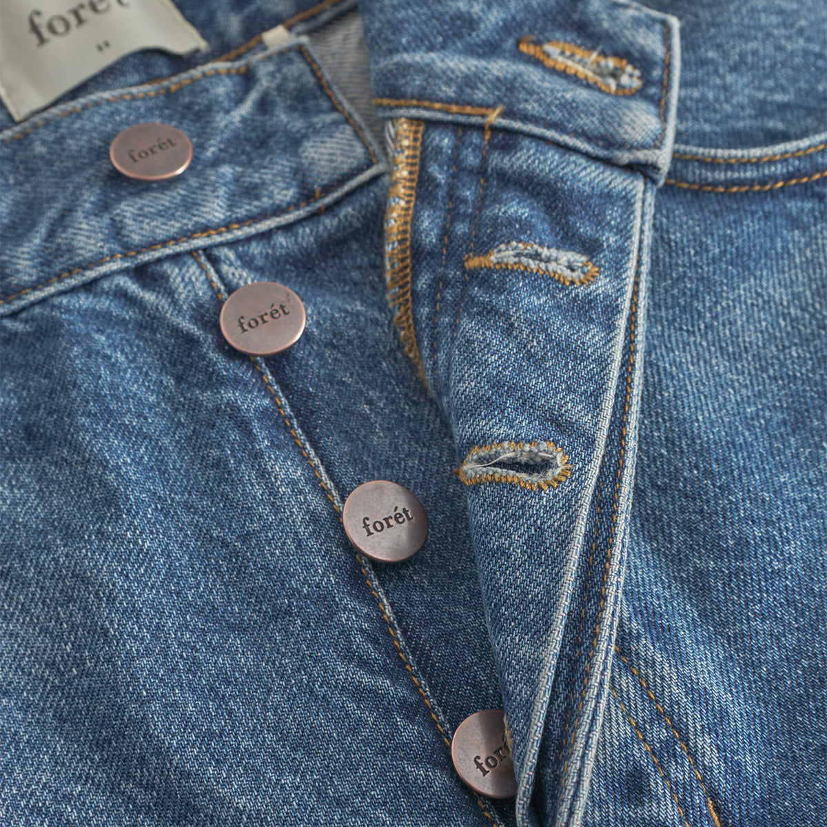 Heath 12oz OC Tapered Jeans - Vintage Blue