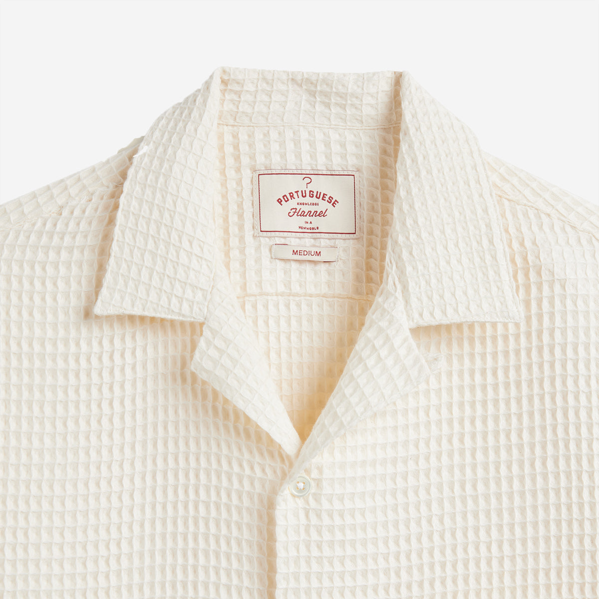 Honeycomb S/S Vacation Shirt - White