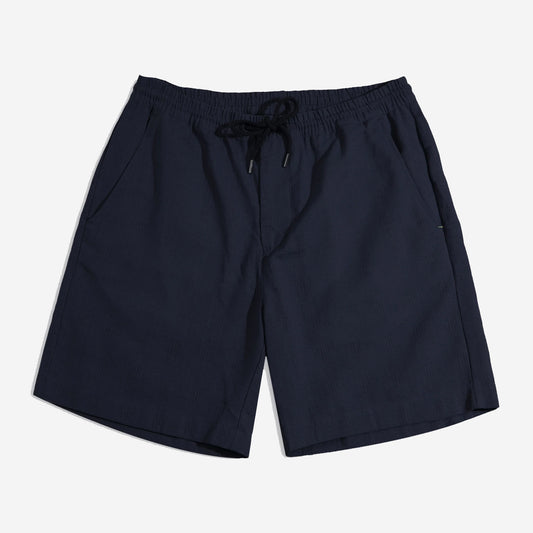 Summerhouse Slub Dobby Easy Shorts - Navy