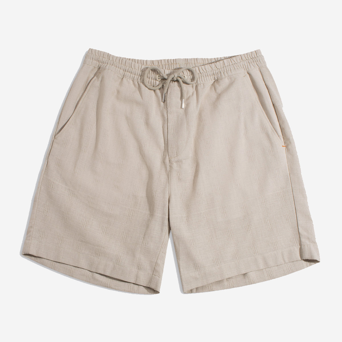 Summerhouse Slub Dobby Easy Shorts - Sand