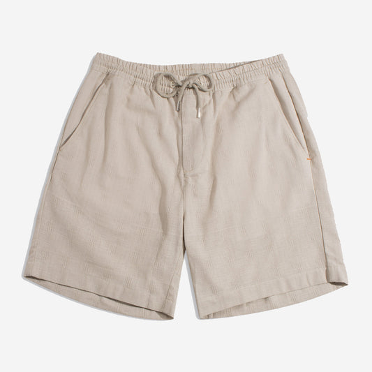 Summerhouse Slub Dobby Easy Shorts - Sand
