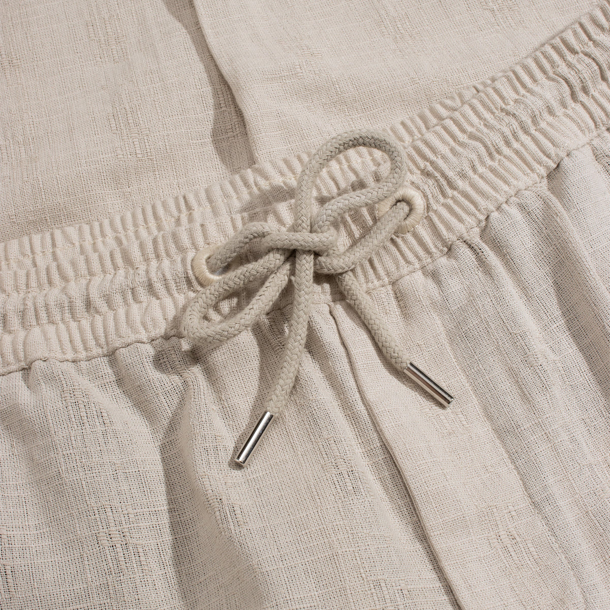 Summerhouse Slub Dobby Easy Shorts - Sand