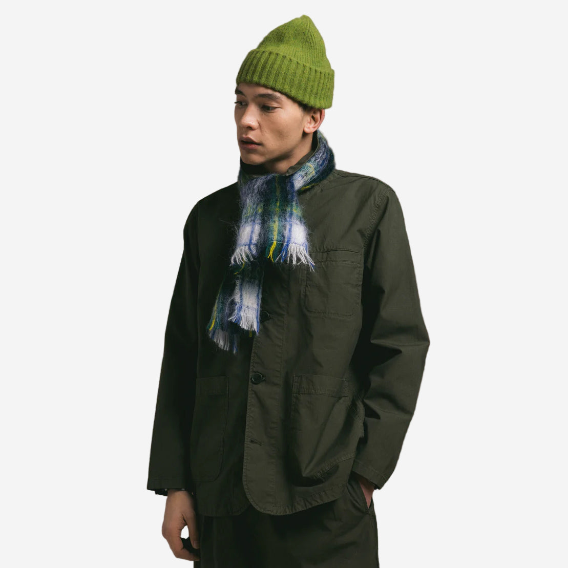 Huntly Ripstop Chore Jacket - Dark Olive