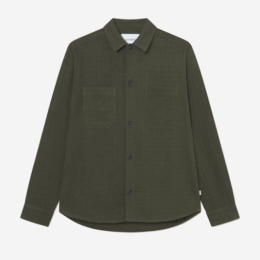 Hamilton V/L Overshirt - Forest Green