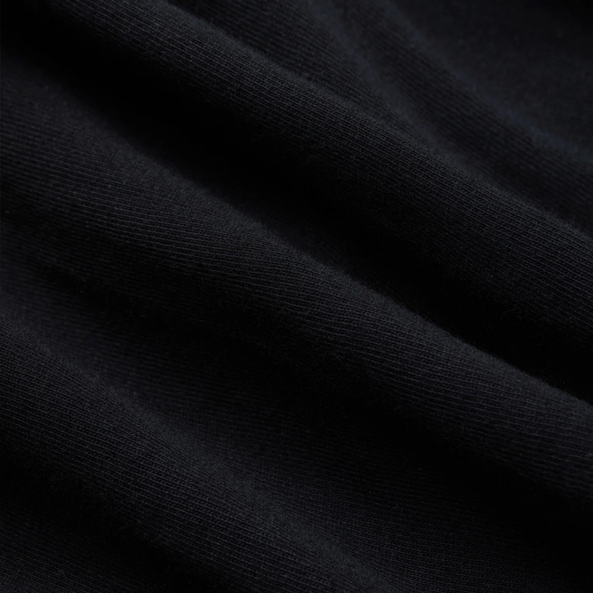 Heavyweight Boxy Plain T-Shirt - Black