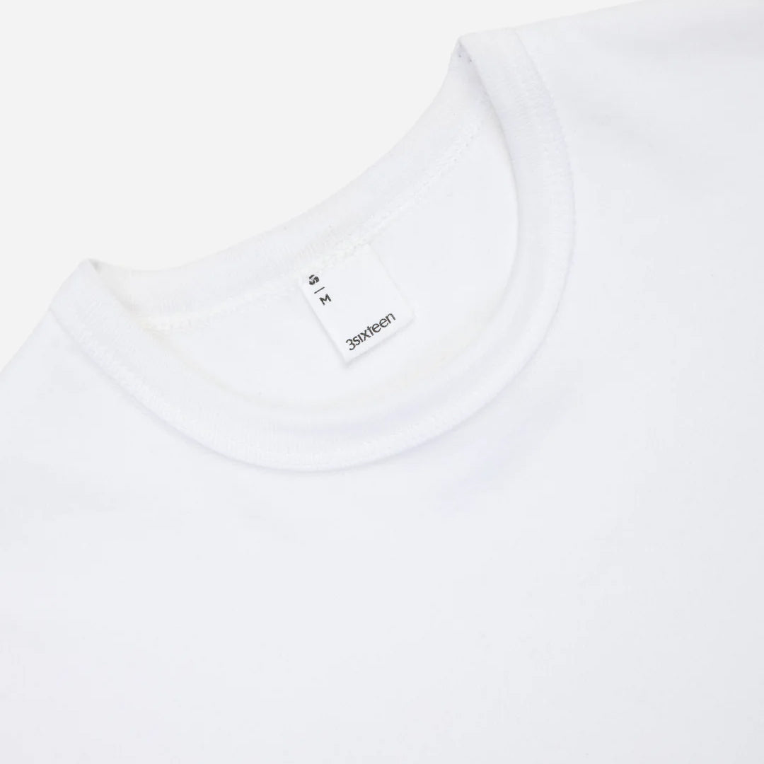 Heavyweight Boxy Plain T-Shirt - White