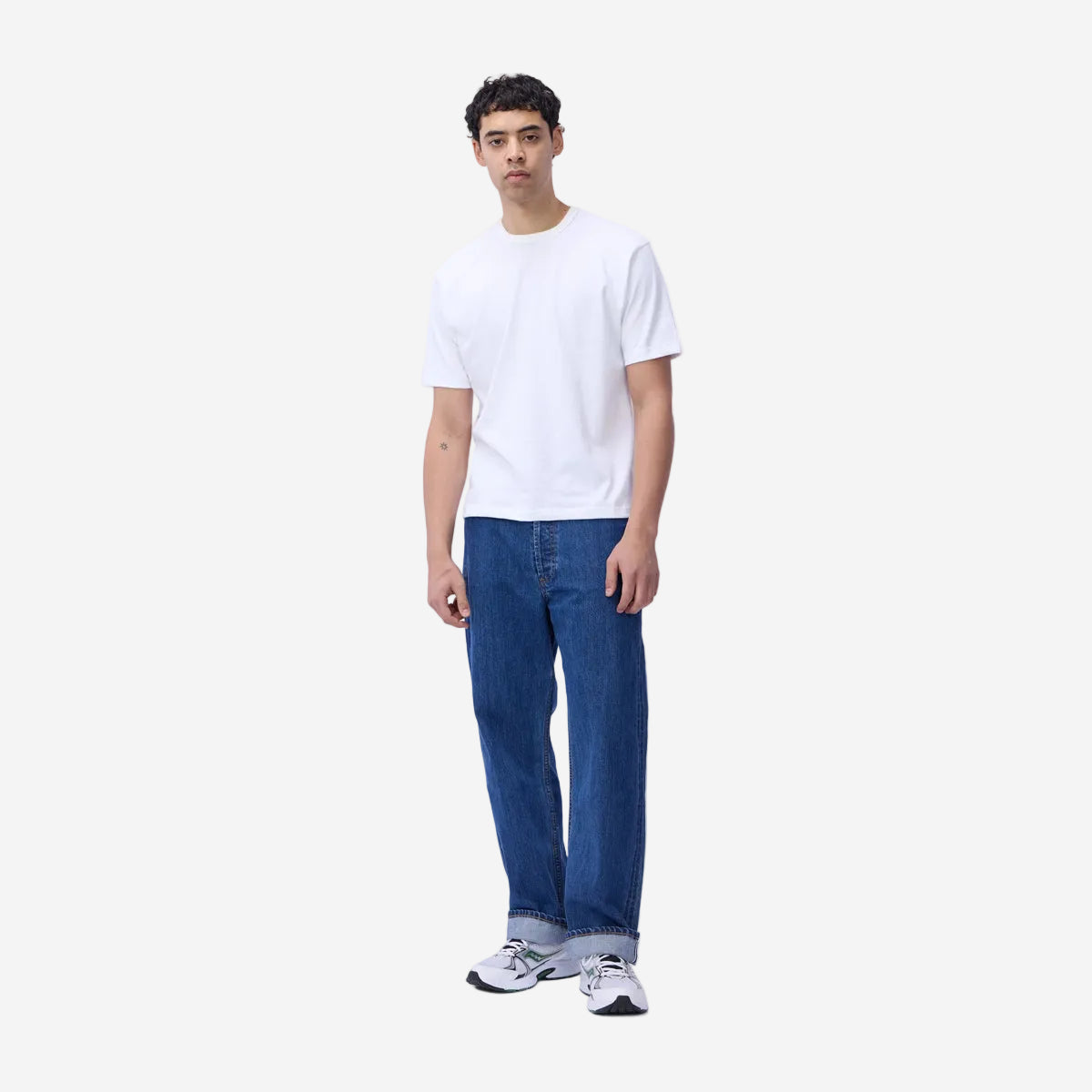 Heavyweight Boxy Plain T-Shirt - White