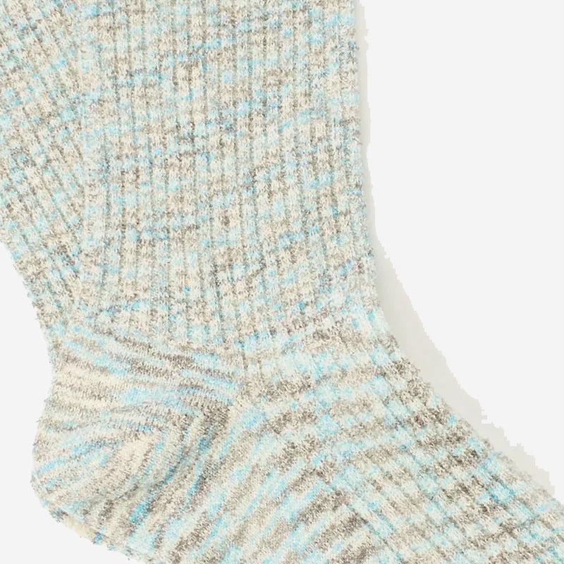 High Gauge (H/G) Splash Crew Socks - Sax