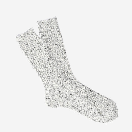 Homespan Art Yarn Crew Socks - Black