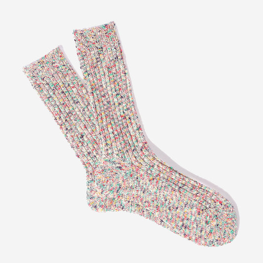 Homespan Art Yarn Crew Socks - Multi-Colour